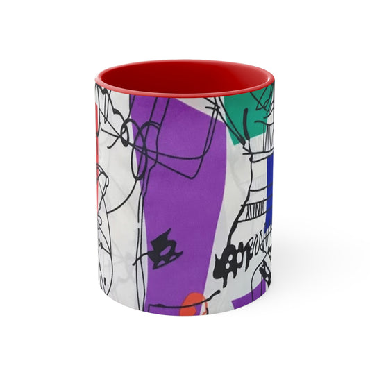 Mug for gift, ankara mug for christmas gift, coffee mug for her